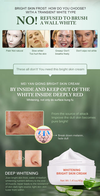 Dark Spot Remover Cream Skin Lightening Cream Dark Skin Care Anti Freckle  Whitening Cream  Anti Aging Face Care Alodia Store