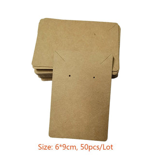 Fashion Wood Jewelry Display Necklace Charms Jewelry Display Tray Pendant Earrings Card Style Pendant Display Card Alodia Store