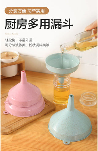 1pc Plastic Funnel Kitchen Oil and Wine Liquid Dispenser Funnel Large Caliber Can Be Hung Funnel Kitchen Tools Funnel Alodia Store