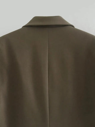 TRAF Office Blazer Women Winter Alodia Store