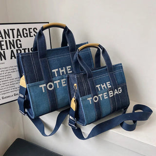 2023 Luxury Brands Denim Patchwork tote bag Alodia Store