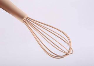 Manual Egg Beater Pp Handle Egg Blender Handheld Silicone Stainless Steel Stirring Rod Household Kitchen Baking Tools Alodia Store