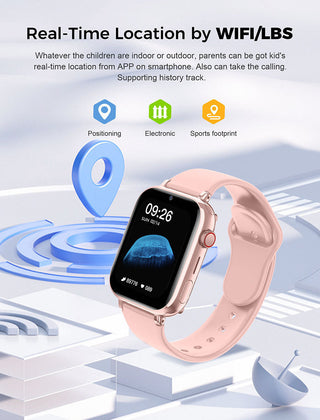 Kids 4G Smart Watch SOS GPS Location Tracker Sim Card Video Call WiFi Chat Camera Flashlight Waterproof Smartwatch Alodia Store