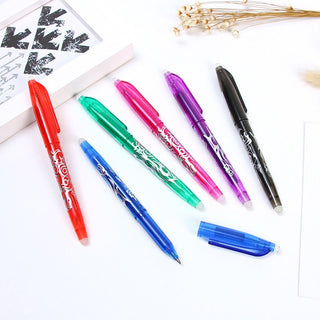 4 Pcs/Set Multi-color Erasable Gel Pen 0.5mm Kawaii Pens Student alodia store