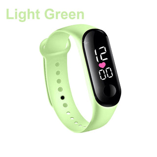 M3 Kids Digital Watches Adjustable Silicone Strap Waterproof Children's Watch Boys Sports Wrist Electronic Smart Watch For Kids Alodia Store