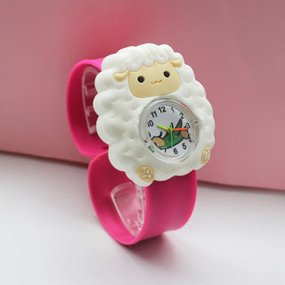 Cute Kids Watch Girl Pink Silicone Kawaii Cartoon Unicorn Dinosaur Tiger Arabic Digital Boy Quartz Wrist Watches Children Reloj Alodia Store