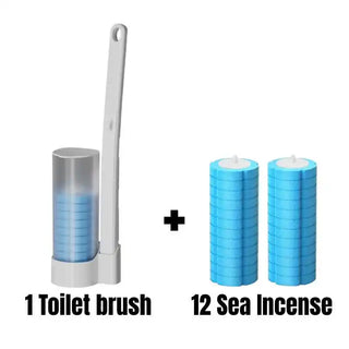 Disposable Toilet Brush Cleaner With Long Handle Bathroom - Alodia Store