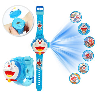 Disney Kid Cartoon Cool Ptojectio Watch Marvel Spider-Man Boy Unicorn Princess Elsa Flash Electronic Digital Student Toy Clock Alodia Store