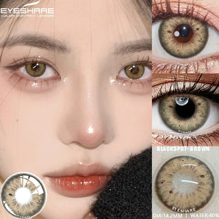 AMARA 1 Pair Colored Contact Lenses Natural Look Brown Eye Lenses Gray Contact Blue Lenses Fast Delivery Green Eye Alodia Store