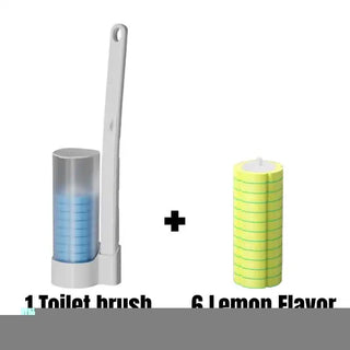 Disposable Toilet Brush Cleaner With Long Handle Bathroom - Alodia Store