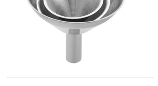 Stainless Steel Funnel Three-piece Set  Mini Funnel Oil Spill Wine Spill Tool Liquid Dispenser Kitchen Funnel Set  Entonnoir Alodia Store