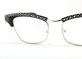 Diamond Ladies Elegant Cat Eye Reading Glasses Resin Lenses Women Crystal Rhinestone Decoration Presbyopic Eyewear for Elder Alodia Store