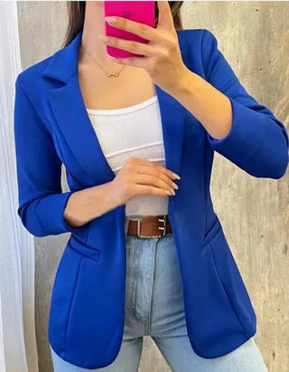 Buckle Blazer Vintage Coat Alodia Store