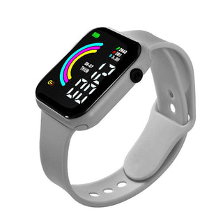 Child Watch Ultra Light LED Digital Watch for Kids Boy Girl Sports Military Silicone Wristband Electronic Clock relogio infantil Alodia Store