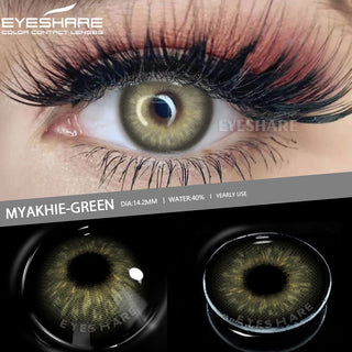 EYESHARE Eye Contacts 1pair YUCCA Series Gray Color Lenses Colored Contact Lens Beauty Eyes Cosmetic Eyecontact Contactlen Alodia Store