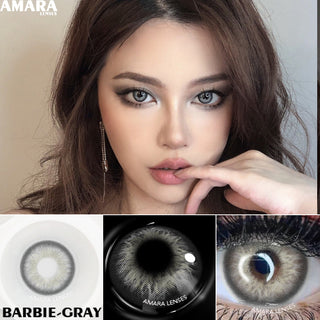 AMARA 1 Pair Colored Contact Lenses Natural Look Brown Eye Lenses Gray Contact Blue Lenses Fast Delivery Green Eye Alodia Store