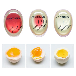 1pcs Egg Timer Kitchen Electronics Gadgets Color Eggs Cooking Changing Yummy Soft Hard Boiled Eco-Friendly Resin Red Timer Tools Alodia Store