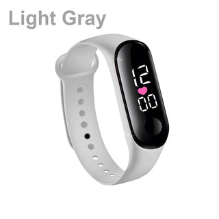 M3 Kids Digital Watches Adjustable Silicone Strap Waterproof Children's Watch Boys Sports Wrist Electronic Smart Watch For Kids Alodia Store