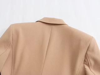 TRAF Green Women's Blazer Tailoring Double Breasted Blazer Alodia Store