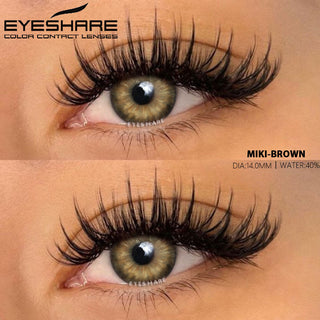 EYESHARE 1 Pair Natural Color Lens Eyes Yearly Color Contact Lenses for Eyes Beauty Contact Lenses Eye Cosmetic Color Lens Eyes Alodia Store