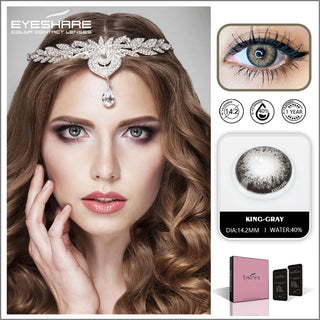 EYESHARE 1 Pair Natural Color Lens Eyes Yearly Color Contact Lenses for Eyes Beauty Contact Lenses Eye Cosmetic Color Lens Eyes Alodia Store