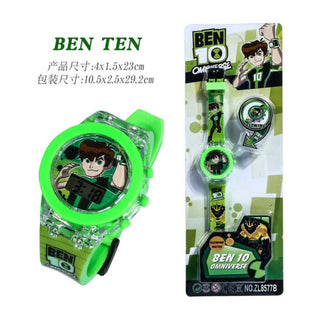 Disney Kid Cartoon Glowing Watch Marvel Spider-Man Boy Unicorn Princess Elsa Flash Electronic Digital Student Toy Clock Relogio Alodia Store