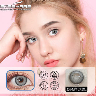 EYESHARE Natural Color Lens Eyes 2pcs Color Contact Lenses For Eye Blue Beauty Contact Lenses Eye Yearly Cosmetic Color Lens Alodia Store