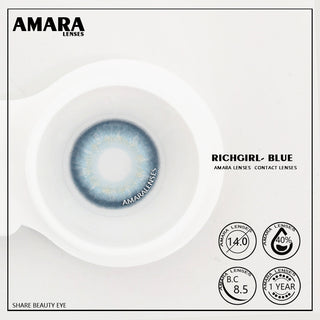 AMARA 1 Pair Color Contact Lenses for Eyes Natural Brown Lenses Beauty Fashion Monet lense Blue Lenses Green Eye Contact Alodia Store