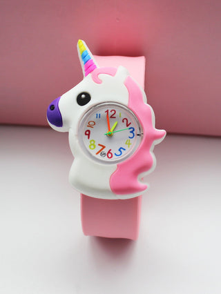 Cute Kids Watch Girl Pink Silicone Kawaii Cartoon Unicorn Dinosaur Tiger Arabic Digital Boy Quartz Wrist Watches Children Reloj Alodia Store