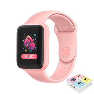 Smart Watch Kids Bluetooth Fitness Tracker Macaron Smartwatch for Men Women Blood Pressure Smart Bracelet for Android IOS Alodia Store