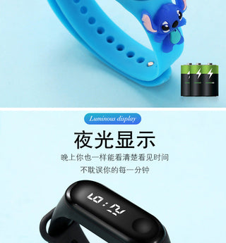 Disney Kids Digital Watch Electronic LED Waterproof Kids ALODIA STORE