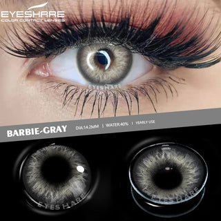 EYESHARE Eye Contacts 1pair YUCCA Series Gray Color Lenses Colored Contact Lens Beauty Eyes Cosmetic Eyecontact Contactlen Alodia Store
