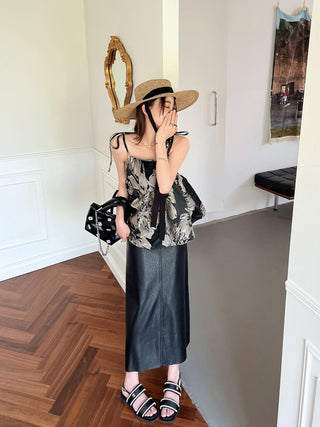 Camis Flower Tee tops alodia store