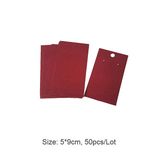 Fashion Wood Jewelry Display Necklace Charms Jewelry Display Tray Pendant Earrings Card Style Pendant Display Card Alodia Store