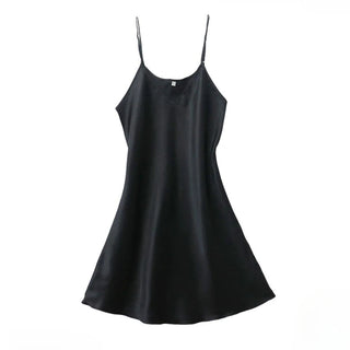 Dress Silk Satin Home Service Summer Nighty Alodia Store