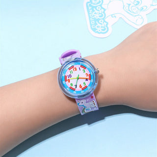 Cartoon bee flower watch children fashion casual unicorn pony kids quartz watches for student boys girls clock girl watch Alodia Store