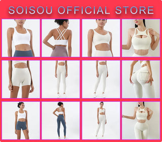 SOISOU Nylon Gym Top Yoga Shirt Fitness Sport Women Clothing Elastic Breathable Pilates Long Sleeve Tops 5 Colors 4 Size Alodia Store