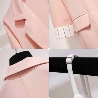 ]acket three piece jacket pants set Alodia Store