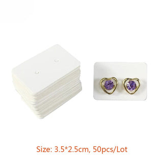 Fashion Wood Jewelry Display Necklace Charms Jewelry Display Tray Pendant Earrings Card Style Pendant Display Card Alodia Store
