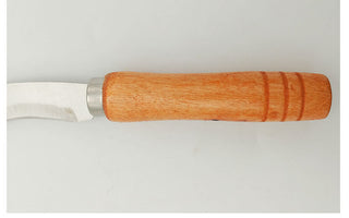 1 Piece Stainless Steel Kitchen Tools Pineapple Knife Vegetable & Fruit Peeler Coconut Mango Banana Wooden Handle Cutter Alodia Store