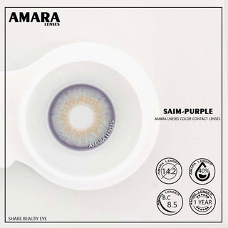 AMARA 1 Pair Color Contact Lenses for Eyes Natural Brown Lenses Beauty Fashion Monet lense Blue Lenses Green Eye Contact Alodia Store