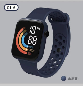 Child Watch Ultra Light LED Digital Watch for Kids Boy Girl Sports Military Silicone Wristband Electronic Clock relogio infantil Alodia Store