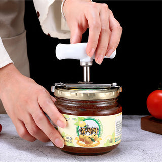 Stainless Steel Adjustable Lids Off Jar Opener Multi-function Bottle Cap Opener Labor-saving Screw Can Opener for Kitchen Gadget Alodia Store