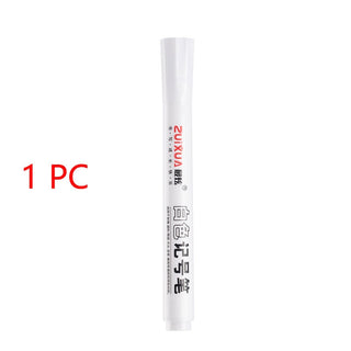 White Marker Pens grafting set 2.0mm Oily Waterproof White Gel Pen DIY ALODIA STORE