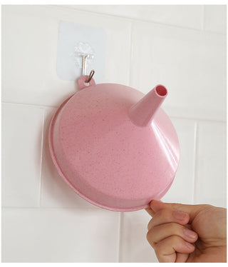 1pc Plastic Funnel Kitchen Oil and Wine Liquid Dispenser Funnel Large Caliber Can Be Hung Funnel Kitchen Tools Funnel Alodia Store