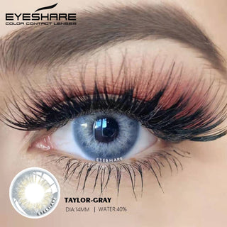 EYESHARE Natural Color Lens Eyes 2pcs Color Contact Lenses For Eye Blue Beauty Contact Lenses Eye Yearly Cosmetic Color Lens Alodia Store