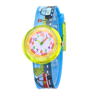 Cartoon bee flower watch children fashion casual unicorn pony kids quartz watches for student boys girls clock girl watch Alodia Store