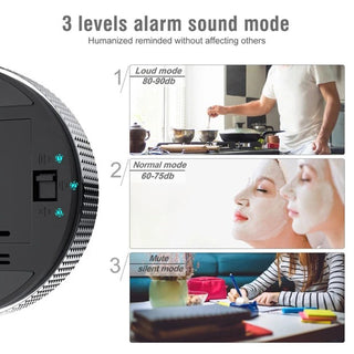 Chronometer Magnetic Kitchen Timer Smart Gadgets Alarm Clock Cooking Timer Digital Timer Countup  Lcd Timer Alarm Reminder Alodia Store