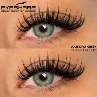 EYESHARE 1 Pair Natural Color Lens Eyes Yearly Color Contact Lenses for Eyes Beauty Contact Lenses Eye Cosmetic Color Lens Eyes Alodia Store