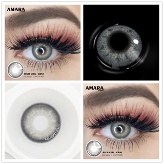 AMARA 1 Pair Color Contact Lenses for Eyes Natural Brown Lenses Beauty Fashion Monet lense Blue Lenses Green Eye Contact Alodia Store